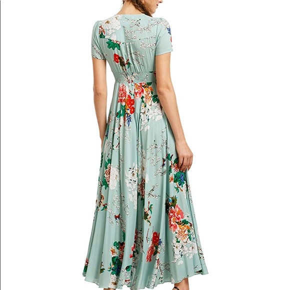 NWT Milumia Women's Button Up Floral Print Dress - Picture 2 of 4